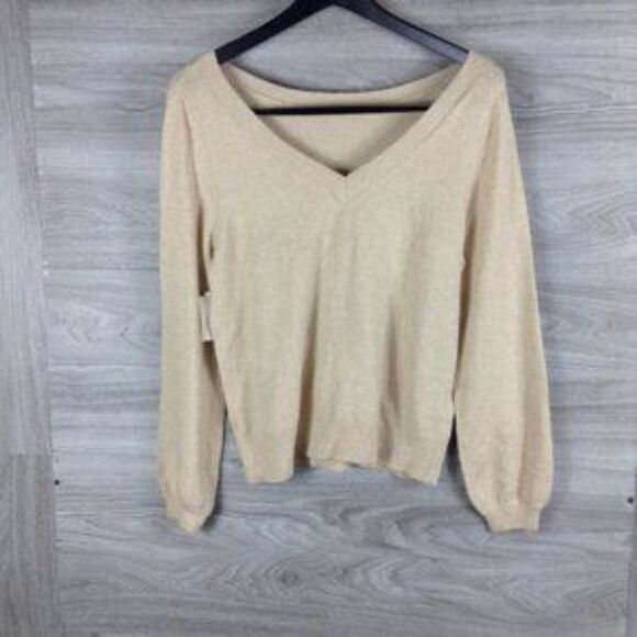 14th & Union Ivory Birch Wear Two Way Cozy Sweater - Picture 3 of 6